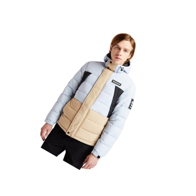 Timberland Outdoor Archive Puffer Quilted-Hibrid Kabát Férfi Világos Kék | HU-287LKJS